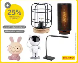 Praxis Op tafel en bureaulampen aanbieding