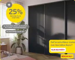 Praxis Op StoreMax Basic en Comfort en CanDo maatwerkkasten aanbieding