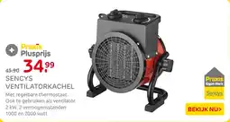 Praxis Sencys ventilatorkachel aanbieding