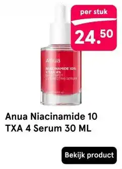 Etos Anua Niacinamide 10 TXA 4 Serum 30 ML aanbieding