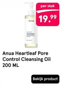 Etos Anua Heartleaf Pore Control Cleansing Oil 200 ML aanbieding