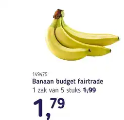 Van Hoeckel Banaan budget fairtrade aanbieding