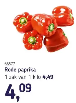 Van Hoeckel Rode paprika aanbieding