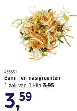 Van Hoeckel Bami- en nasigroenten aanbieding