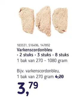 Van Hoeckel Varkenscordonbleu 2 stuks 3 stuks • 8 stuks aanbieding