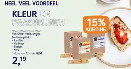 Van Hoeckel Van Oordt Varie Jantjes fruitbelegsticks aanbieding