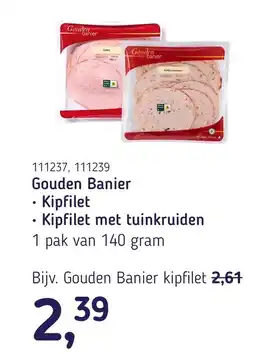 Van Hoeckel Gouden banier Kipfilet Kipfilet met tuinkruiden aanbieding