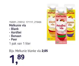 Van Hoeckel Melkunie vla Blank • Aardbei Banaan Peer aanbieding