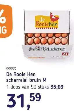 Van Hoeckel De Rooie Hen scharrelei bruin M aanbieding