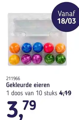 Van Hoeckel Gekleurde eieren aanbieding