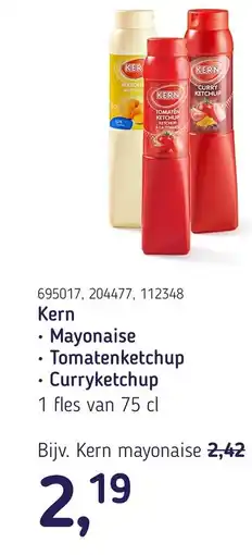 Van Hoeckel Kern • Mayonaise Tomatenketchup Curryketchup aanbieding