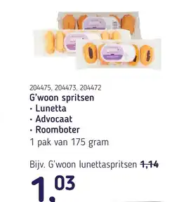 Van Hoeckel G'woon spritsen Lunetta Advocaat Roomboter aanbieding