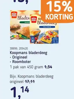 Van Hoeckel Koopmans bladerdeeg Origineel Roomboter aanbieding