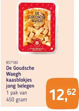 Van Hoeckel De Goudsche Waegh kaasblokjes jong belegen aanbieding