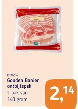 Van Hoeckel Gouden Banier ontbijtspek aanbieding