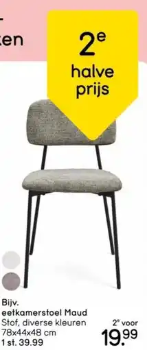 Leen Bakker Heel veel eetkamer- stoelen en barkrukken aanbieding