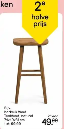 Leen Bakker Heel veel eetkamer- stoelen en barkrukken aanbieding