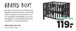 Baby-Dump Box fleur t.w.v. aanbieding