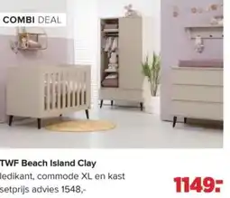 Baby-Dump Twf beach island clay aanbieding