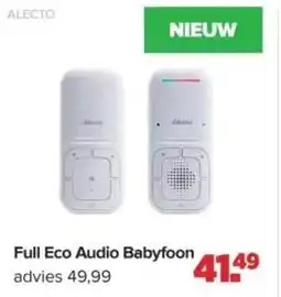 Baby-Dump Full Eco Audio Babyfoon aanbieding
