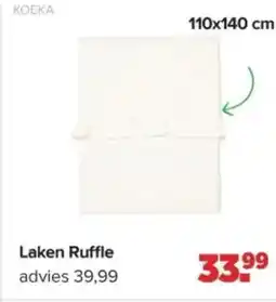 Baby-Dump Laken Ruffle advies aanbieding