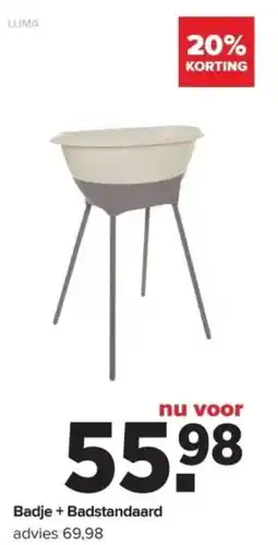 Baby-Dump Badje + Badstandaard aanbieding