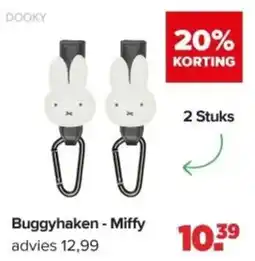 Baby-Dump Buggyhaken - Miffy aanbieding