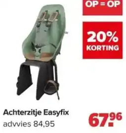 Baby-Dump Achterzitje Easyfix aanbieding