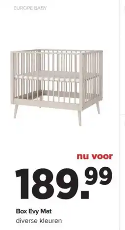 Baby-Dump Box Evy Mat aanbieding