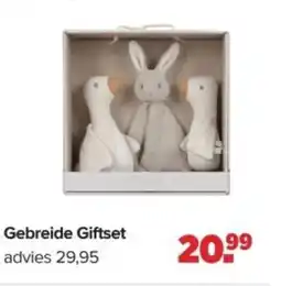 Baby-Dump Gebreide Giftset aanbieding