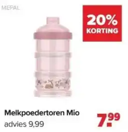 Baby-Dump Melkpoedertoren Mio aanbieding