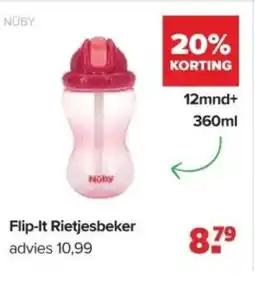 Baby-Dump Flip-It Rietjesbeker aanbieding