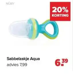 Baby-Dump Sabbelzakje Aqua aanbieding