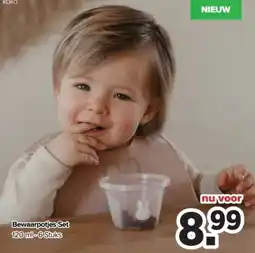 Baby-Dump Bewaarpotjes Set aanbieding