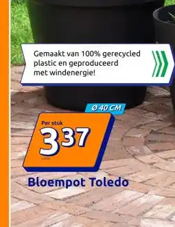 Action Bloempot Toledo aanbieding