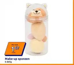 Action Make-up sponzen aanbieding