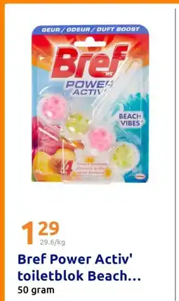 Action Bref Power Activ' toiletblok Beach... aanbieding
