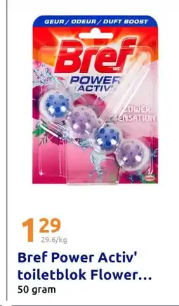 Action Finish machinereiniger Bref Power Activ' toiletblok Flower... aanbieding