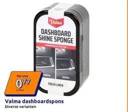 Action Valma dashboardspons aanbieding