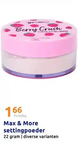 Action Max & More settingpoeder aanbieding