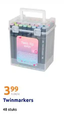 Action Twinmarkers aanbieding