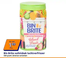 Action Bin Brite vuilnisbak luchtverfrisser aanbieding