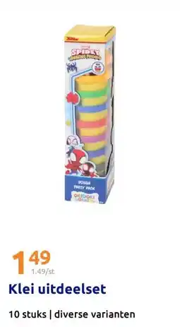 Action Klei uitdeelset aanbieding