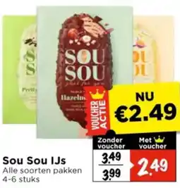 Vomar Voordeelmarkt Sou Sou IJs aanbieding