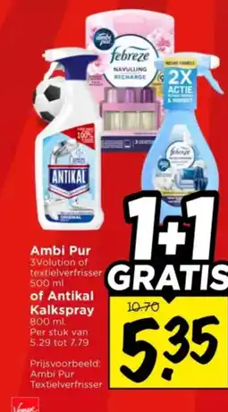 Vomar Voordeelmarkt Ambi Pur of Antikal Kalkspray aanbieding