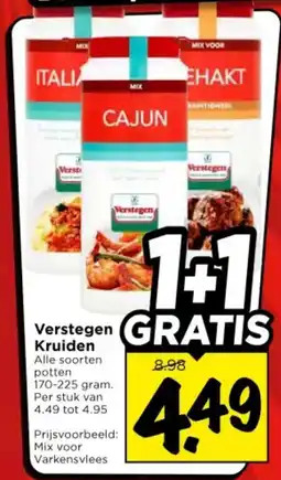 Vomar Voordeelmarkt Verstegen Kruiden aanbieding