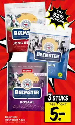 Vomar Voordeelmarkt Beemster Gesneden Kaas aanbieding