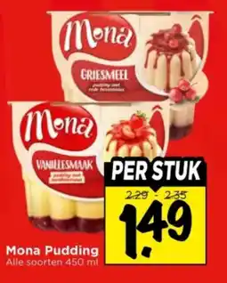 Vomar Voordeelmarkt Mona Pudding aanbieding