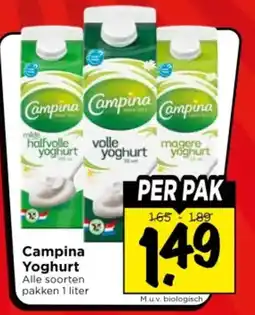 Vomar Voordeelmarkt Campina Yoghurt aanbieding