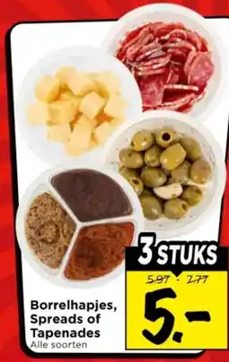 Vomar Voordeelmarkt Borrelhapjes, Spreads of Tapenades aanbieding